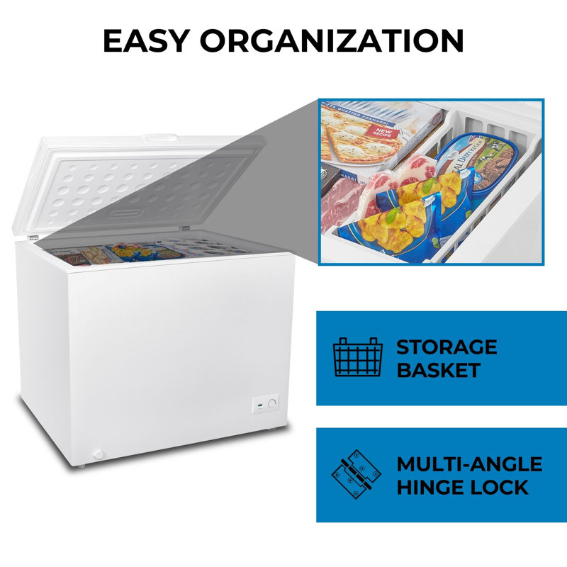 Kenmore 8.7 Cu. Ft. Garage Ready Chest Freezer With Adjustable